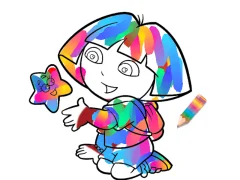 Gra Jungle Girl: Coloring Pages w Internecie