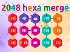 Gra 2048 Hex Chain Merge w Internecie