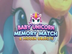 Gra Baby Unicorn Memory Match & Hidden Objects w Internecie