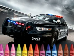 Gra Police Cars Coloring w Internecie