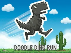 Gra Doodle Dino Run w Internecie