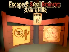 Gra Escape & Steal Brainrot: Sahur Hills w Internecie
