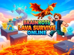 Gra Brainrots Lava Survive Online w Internecie