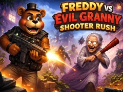 Gra Freddy vs Evil Granny Shooter Rush w Internecie