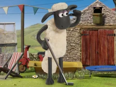 Gra Shaun The Sheep Baahmy Golf w Internecie