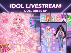 Gra Idol Livestream: Doll Dress Up w Internecie