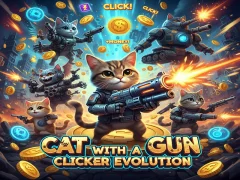 Gra Cat with a Gun Clicker Evolution w Internecie