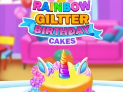 Gra Rainbow Glitter Birthday Cakes w Internecie