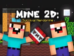 Gra Mine 2D Survival Herobrine w Internecie
