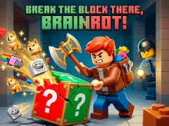 Gra Break the block there, Brainrot! w Internecie