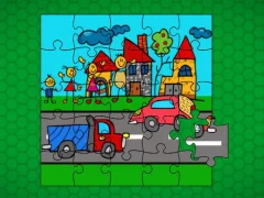 Gra Stick Family Fun Time Jigsaw w Internecie