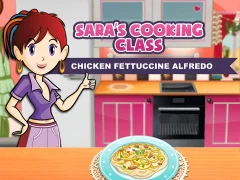 Gra Sara's Cooking Class: Chicken Fettuccine Alfredo w Internecie
