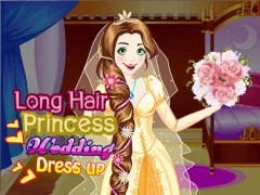 Gra Long Hair Princess Wedding Dress up w Internecie