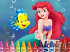 Gra 4GameGround Little Mermaid Coloring w Internecie