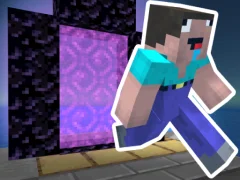 Gra Noob Steve Parkour w Internecie