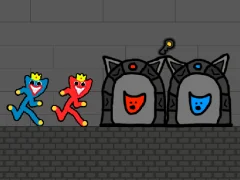 Gra Red and Blue Stickman Huggy 2 w Internecie
