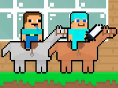 Gra Noob vs Pro HorseCraft w Internecie