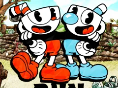 Gra Cuphead Run version w Internecie