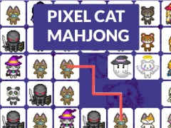 Gra Pixel cat mahjong w Internecie
