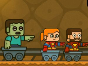 Gra 2 Player BlockMiner Escape  w Internecie