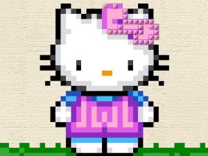 Gra Hallo Kitty: Haft krzyżowy w Internecie
