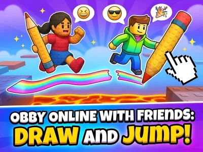Gra Obby online with friends: Draw and Jump! w Internecie