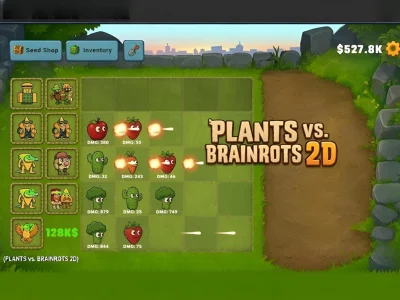 Gra Plants vs Brainrots 2D w Internecie
