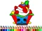 Gra Back To School: Cake Coloring Book w Internecie
