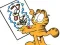 Gra Garfield connects the dots w Internecie