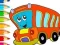 Gra Coloring Book: Bus w Internecie