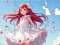 Gra Jigsaw Puzzle: White Dress Girl w Internecie
