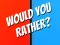 Gra Would You Rather? w Internecie