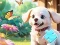 Gra Jigsaw Puzzle: Dog In Garden w Internecie