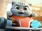 Gra Jigsaw Puzzle: Cat Racing Driver w Internecie
