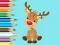 Gra Coloring Book: Cute Christmas Reindeer w Internecie