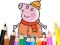 Gra Coloring Book: Mommy Pig Winter w Internecie