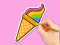 Gra Coloring Book: Rainbow Ice Cream w Internecie