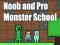 Gra Noob and Pro Monster School w Internecie