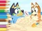 Gra Coloring Book: Bluey On The Beach w Internecie