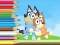 Gra Coloring Book: Bluey And Bingo Holiday w Internecie