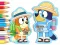 Gra Coloring Book: Bluey Camping w Internecie
