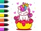 Gra Coloring Book: Unicorn Cupcake w Internecie