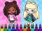 Gra Coloring Book: Aha World Sporty Girl w Internecie