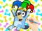 Gra Coloring Book: Clown Bluey w Internecie