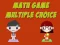 Gra Math Game Multiple Choice w Internecie
