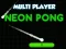 Gra Neon Pong Multi Player w Internecie