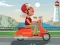 Gra City Scooter Ride Coloring w Internecie