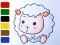 Gra Baby sheep ColoringBook w Internecie