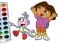 Gra Dora The Explorer Coloring Book w Internecie