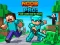 Gra Noob vs Pro Help Hacker danger Hacker w Internecie